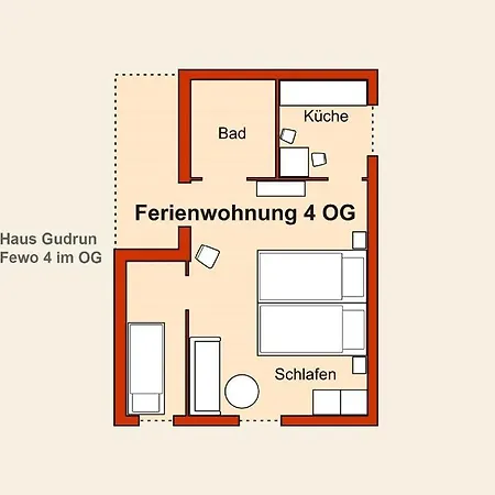 Stranddistel, Haus Gudrun Whg 4 Апартаменты *